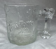 Vtg McDonalds Flintstones RocDonalds Pre-Dawn Mug Coffee 1993 Made In The USA