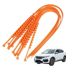 Tire Chains Reusable Anti-Skid Traction Cables Car Zip Tie Tires Chain