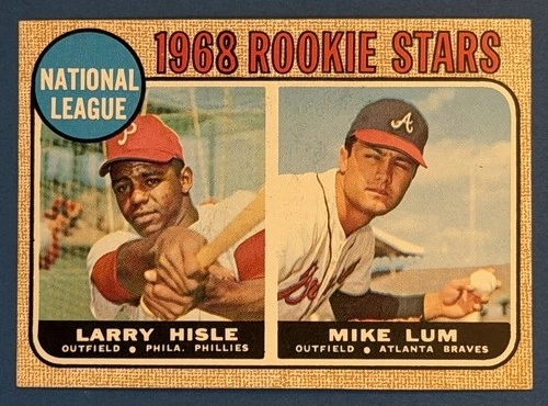 1968 Topps NL Rookie Stars #579 Larry Hisle, Mike Lum