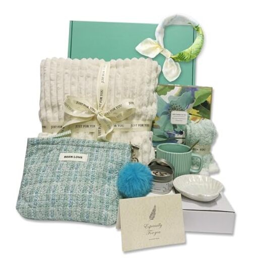 Thoughtful Get Well Soon Gift Basket for Women with Cozy Comfort Items