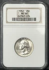 1952 P ** WASHINGTON QUARTER ** NGC MS66 **