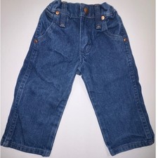 Wrangler Toddler Boys Medium Wash Straight Leg Denim Jeans 1013MWZJP Blue 1T REG
