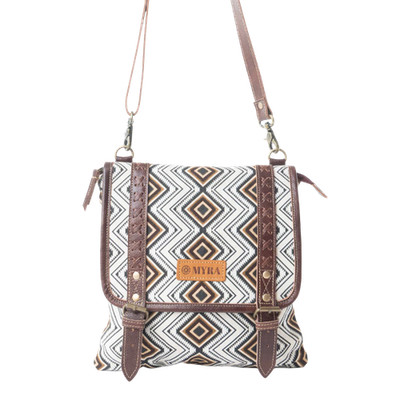 Myra Bag Canyon Star Black & White Concealed Carry Bag S-12280