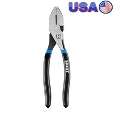 8 Inch High Leverage Linesman Pliers Heavy Duty Comfort Grip Cutting Tool New