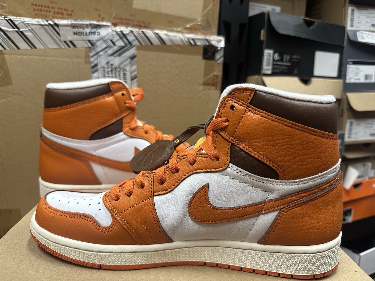 Nike WMNS Air Jordan 1 High OG Starfish SIZE 11W DO9369-101 | eBay