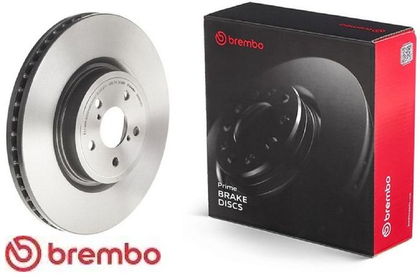 2X Bremsscheibe Brembo 09A87011 2 Bremsscheiben FüR Subaru-image