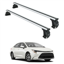 For Toyota Corolla Sedan Gen12 2018-2025 Roof Rack Cross Bars Normal Roof, Sil