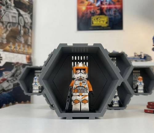 Lego Modular Hex Minifigur Vitrine | Star Wars inspiriert - Bild 2 von 3