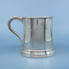 Antico inglese Ale Pint Tankard West Riding Yorkshire Red Lion Inn Tickhill