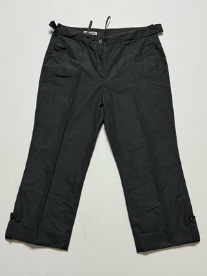 Jil Sander  3/4 Business Stoff Hose Gr 40 Bermuda Baumwolle 7758