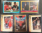 Michael Jordan 5 Card Lot NBA/MLB Chicago Bulls/White Sox Shipped In Toploaders