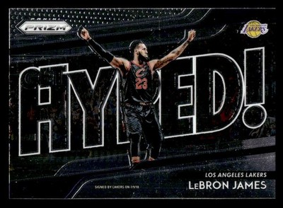 2018-19 Panini Prizm Get Hyped! #4 LeBron James