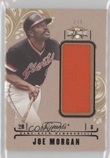 2014 Topps Triple Threads Unity Single Jumbo Relics Gold /9 Joe Morgan HOF 0b0