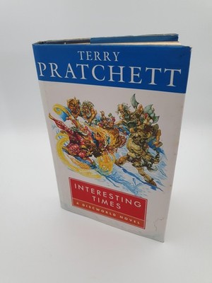 Vintage Interesting Times Terry Pratchett HC DJ Victor Gollancz Discworld Blue