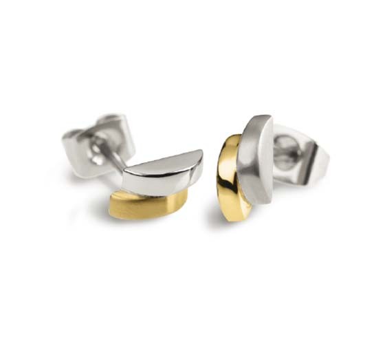 Boccia Titanium 0552-03 Ohrstecker Bicolor Titan-image