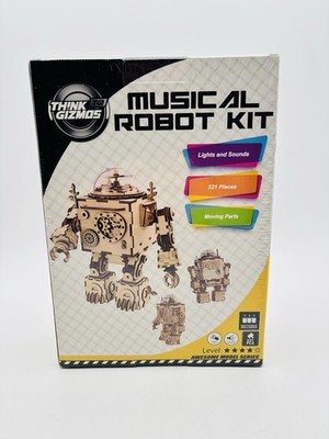 New Think Gizmos (TG!) Musical Robot Kit Version 2 New Factory Sealed