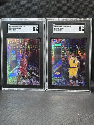 1998-99 Topps Stadium Club Michael Jordan & Kobe Bryant Royal Court #RC9 #RC2