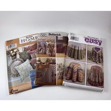 Trio Vintage Butterick  Simplicity Patterns Home Decor Patterns