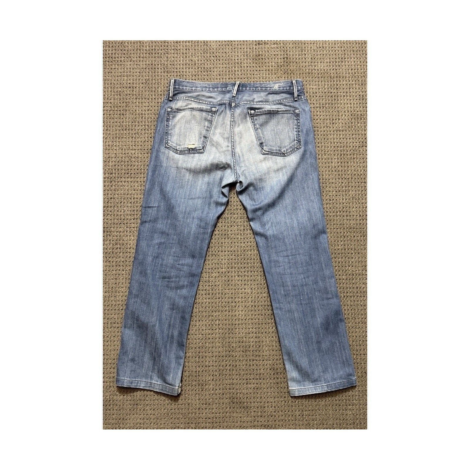 Ernest Sewn x Lacoste Jeans Fulton Zip 353 Men's Size 33 Straight Leg thumbnail 2