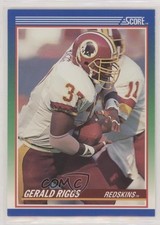 1990 Score Gerald Riggs #66 3a3