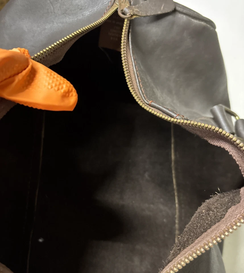 Condor Genuine Leather Small Duffle Bag Made In Argentina Vintage - Image 4 of 4