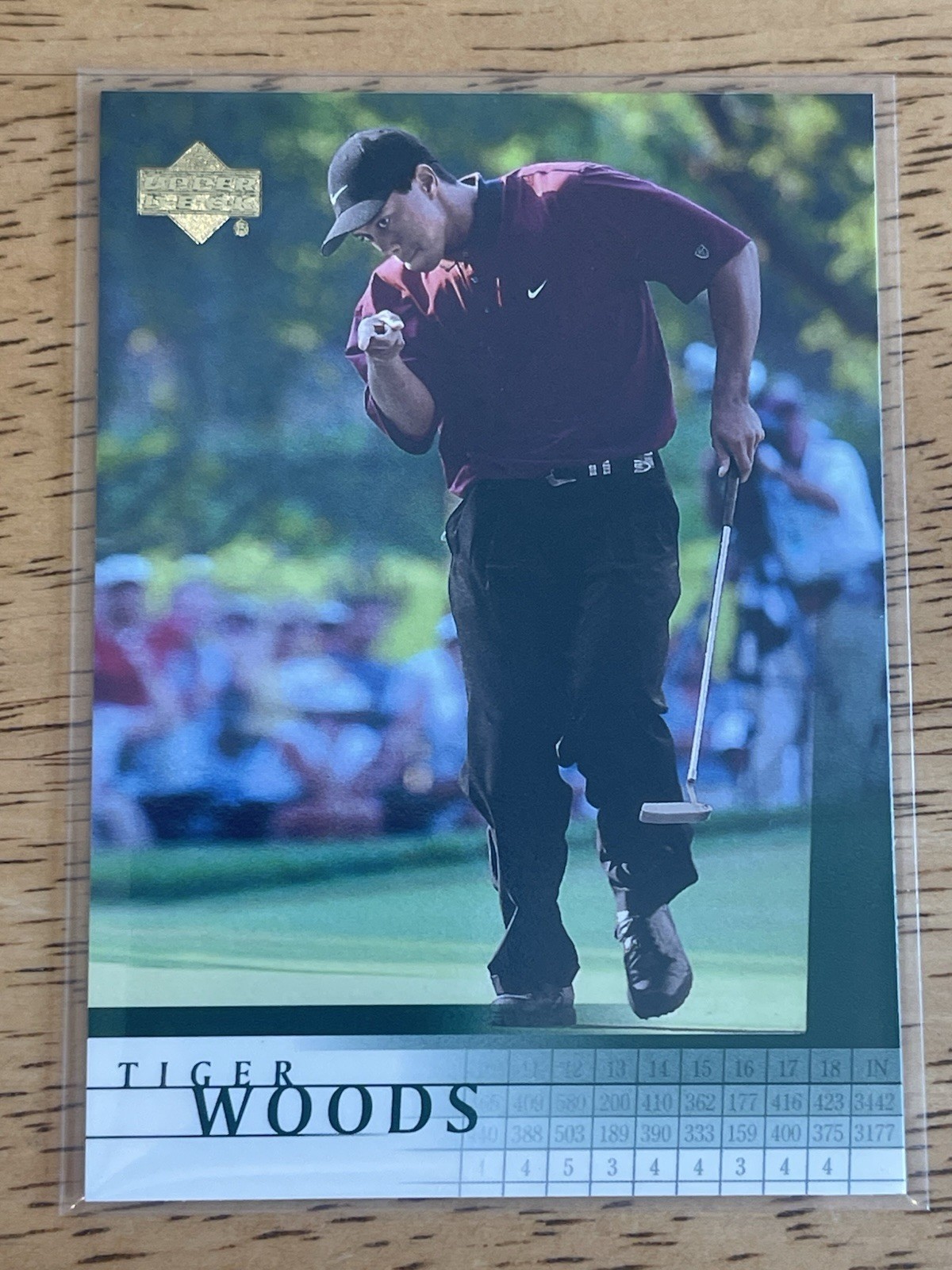 2001 Upper Deck Golf Tiger Woods #1 Rookie Card (RC) Mint