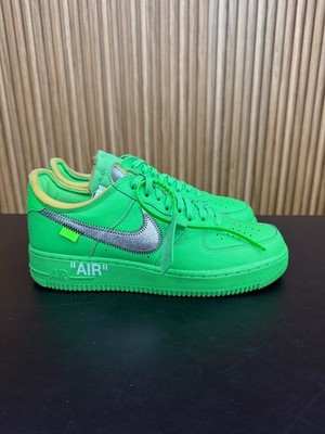 Nike Air Force 1 Low Off-White Brooklyn Size 9, PREOWNED NO BOX*-R