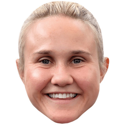 Izzy Christiansen (Lächeln) Großer Kopf. Größer als das Leben Maske.