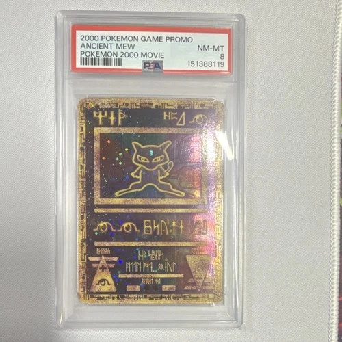 Ancient Mew Pokémon 2000 Movie 1 English Promo Holo PSA 8 2000