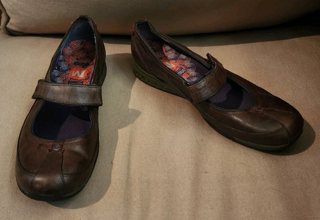 Scarpe Merrell Allure Espresso Donna Mary Jane Taglia 7 Pelle Marrone Comode
