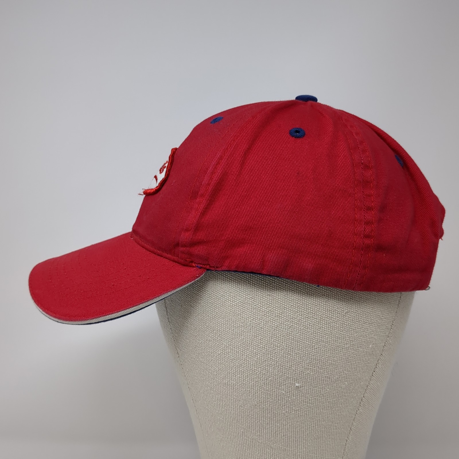 Ruby Falls Strapback Baseball Cap Red One Size Ad… - image 3