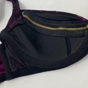 Agent Provocateur Madalyn Soiree Purple Black Bra 34C