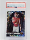 JAYDEN DANIELS 2024 PANINI PRIZM ROOKIE VARIATION NO HUDDLE RC PSA 9 Q0004