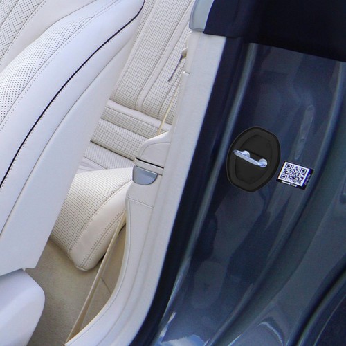 4 Pcs Door Lock Protective Cover Car Latches Protector Covers Cushion - Picture 6 of 12