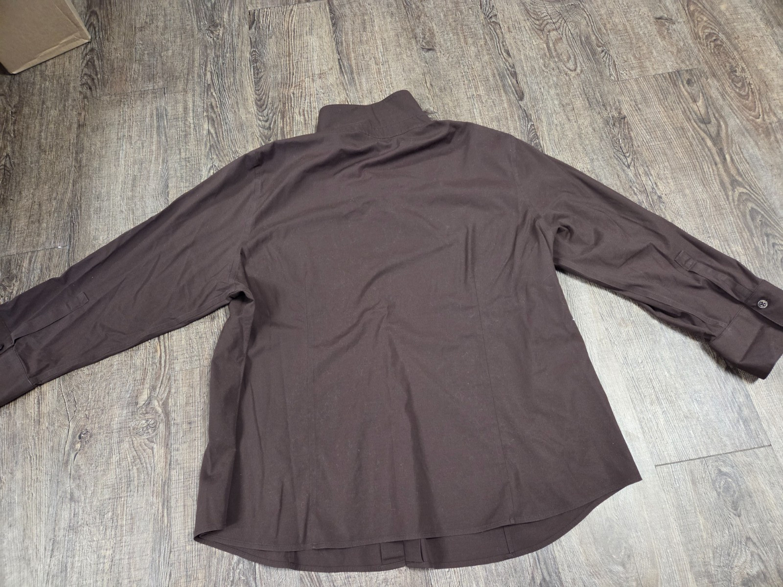 Talbots Wrinkle Resistant Stretch Solid Brown But… - image 4