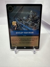 Disney Lorcana Cold Foil - Develop Your Brain 182/204 Chapter 1 - z198