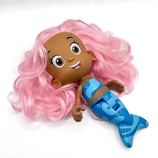 Bubble Guppies Molly Doll Figure Color Changing Hair Bath Toy Splash Surprise 8”