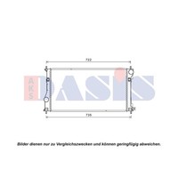 AKS Dasis WasserküHler MotorküHler Alu FüR Toyota GT 86 Coupe ZN6_ 2.0 Subaru