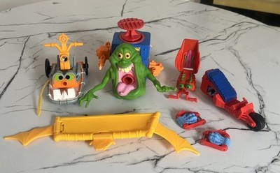 The Real Ghostbusters Vintage Kenner LOT Gooper Slimer Air Sickness Wic. Wheelie