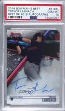 2018 Bowman's Best of Trevor Larnach #B18-TL PSA 10 GEM MT Auto uk2