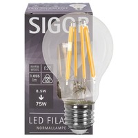 Led-Filamentlampe E27 A60 Filament Klar Lampe Normal Sigor SIG-6143001