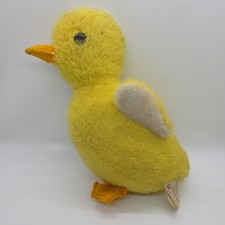 Vintage Douglas Cuddle Toys Yellow Duck Plush 1950s 1960s Stuffed Animal Needs
