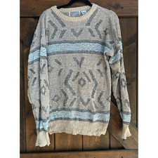 Vintage 1990s Method men s medium geometric design sweater