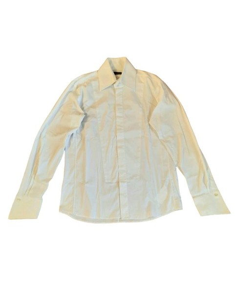 Men Karl Lagerfeld Shirt White Cotton 40 /L / 48