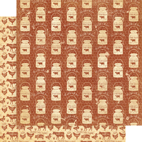 GRAPHIC 45"FARMHOUSE" KEEPSAKE EDITION 12X12 PAPER PACK    SCRAPJACK'S PLACE - Picture 8 of 16