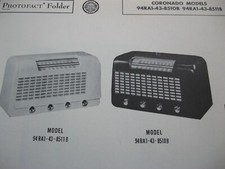 RADIO CORONADO 94RA1-43-8510B & 94RA1-43-8511B FOTOFATTO