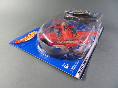 2000 Hot Wheels Jetz AIR SCORCHER Gummiband angetriebenes Flugzeug & Startstock neu in Verpackung - Bild 3 von 6