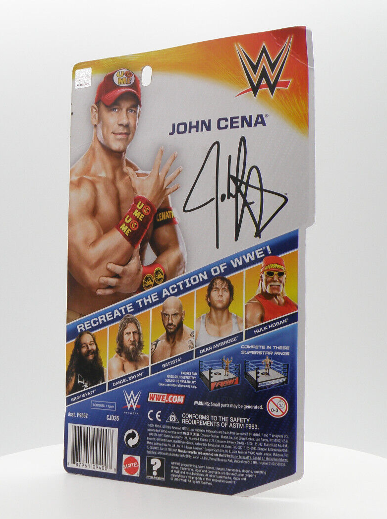 WWE ジョンシナ　John Cena 限定フィギュア　直筆サインプレート　箱付 WWE ジョンシナ John Cena 限定フィギュア 直筆サインプレート