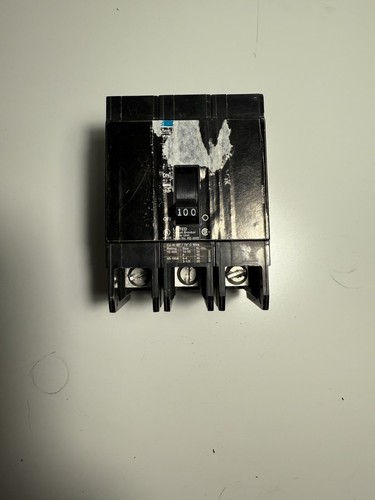 Siemens BQD3100 100A 3-Pole 480Y/277V Molded Case Circuit Breaker.