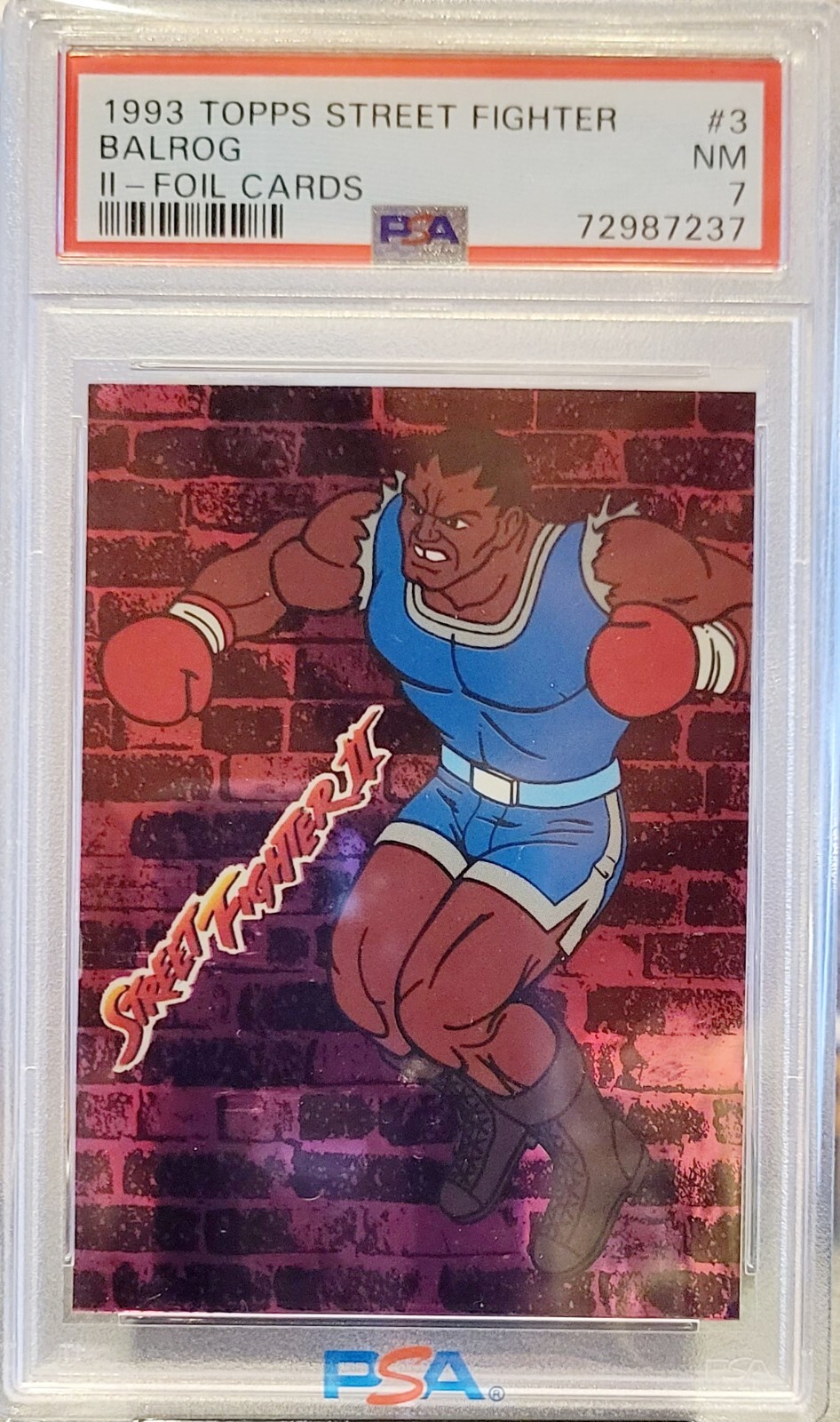 1993 Topps Street Fighter II Foil Cards #3 BALROG PSA 7 NM | eBay